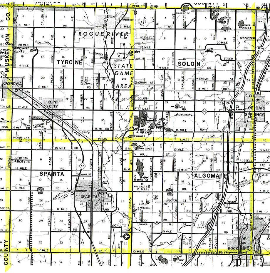 Kent County Township Layout Map